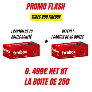 Tubes FIREBOX 250 1+1 offert