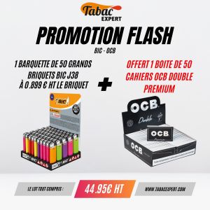 1 BIC J38 + 50 cahiers OCB premium offerts