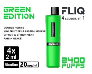 Kit Fliq Green edition 4 en 1 20 mg nicotine