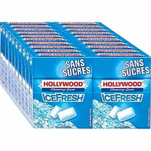 HOLLYWOOD Dragée ice fresh sans sucre Boite de 20 étuis