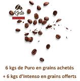 Promo 6 kgs puro + 6 kgs intenso offerts