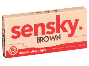 SENSKY slim brown + filtres XL